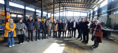 بازدید اعضای هیئت علمی دانشگاه صنعتی شیراز از شرکت تولیدی–صنعتی فراسان